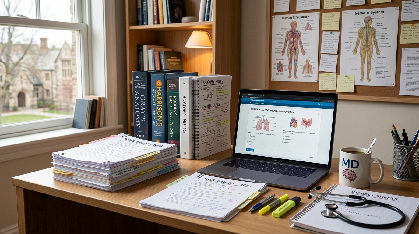 Morocco Entrance Exam Past Papers: Corrected MCQs by Year (2017-2026) - Medicine, ENSA, ENSAM